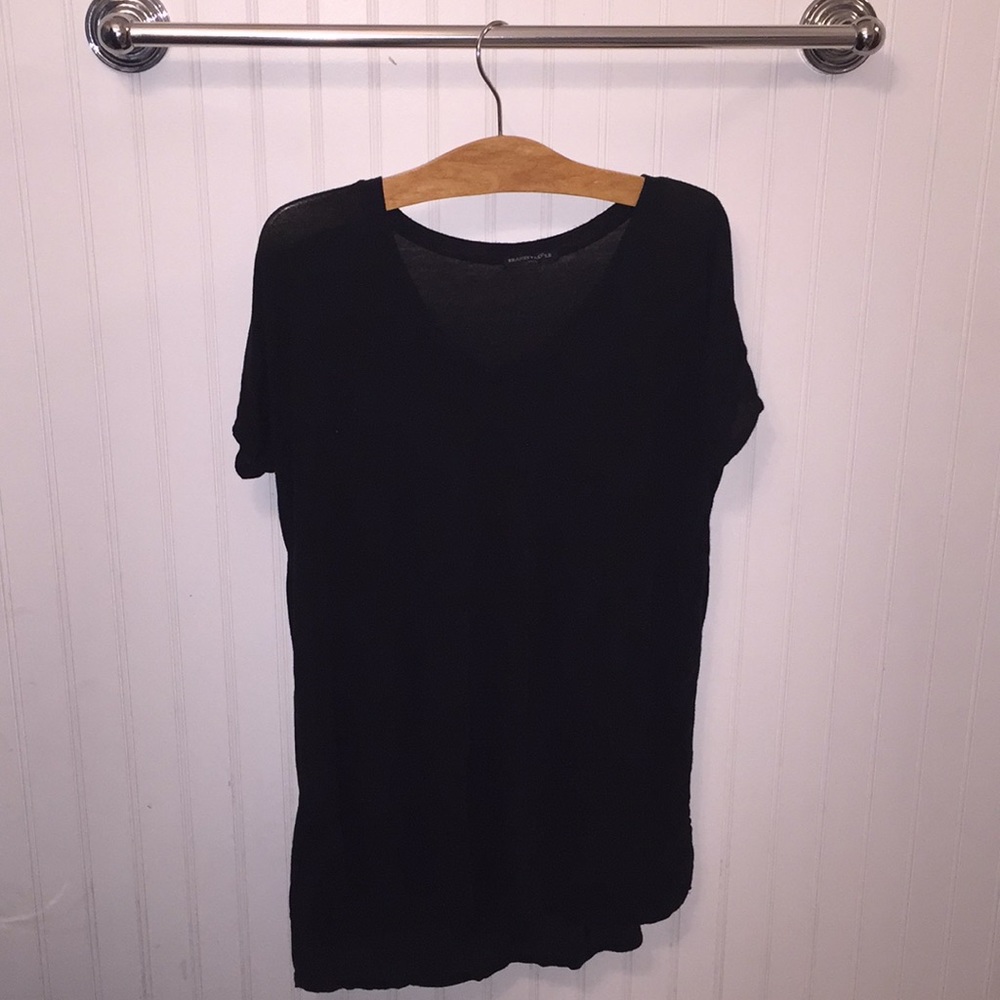 Soft black T-shirt dress